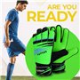 Warrior – Gants de gardien de but de football junior pour garçons, enfants, adultes, gants de protection super adhérents (3 – Co