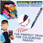 Pokemon Feutres Coloriage Enfants Set de 48 Stylos Feutres Lavables Pikachu Kit Créatif Enfant École Voyage Coffret Coloriage Id