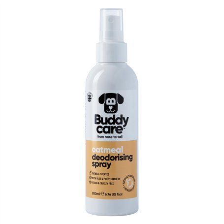 Buddycare | Spray Déodorant pour Chiens - Spray Déodorant Apaisant pour Chiens - Avec Aloe Vera & Pro Vitamine B5