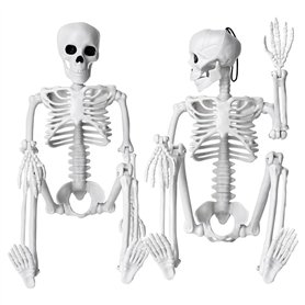 Boolavard Lot de 2 Décorations d'halloween en Forme de Squelette