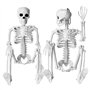 Boolavard Lot de 2 Décorations d'halloween en Forme de Squelette