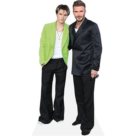 David Beckham And Cruz Beckham (Duo) Mini découpe célébrités