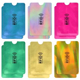 volumoon Lot de 12 pochettes de protection RFID pour cartes de crédit