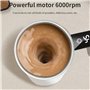 Panlouting Électrique Agitation Automatique Tasse à Café 380ML | Tasse Thermique avec Affichage de Température | Agitation Magné
