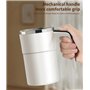 Panlouting Électrique Agitation Automatique Tasse à Café 380ML | Tasse Thermique avec Affichage de Température | Agitation Magné
