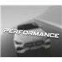 Autocollants Vinyle Auto Pare-Brise de Voiture Bannière de Fenêtre Performance | Autocollants Réfléchissants de Tuning | Autocol