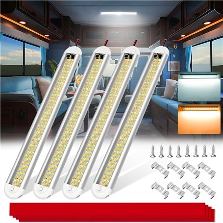 TrustWheel Barre LED 12v Camping Car