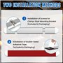 TrustWheel Barre LED 12v Camping Car, Voiture Interieur Rampe 12v, Lampe Reglette LED, pour Cuisine avec Interrupteur, 3000K/600