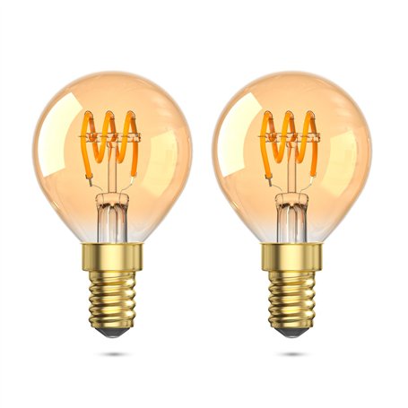 Aurax 2W Ampoule LED E14 Vintage G45
