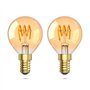 Aurax 2W Ampoule LED E14 Vintage G45