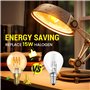 E14 Balle de Golf Ampoule 2W Équivalent 15W