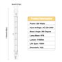 DoRight 500W R7s Ampoule Halogène 118mm Dimmable Blanc Chaud 2800K J118 Projecteur Halogène Linéaire AC 220-240V 11000lm Angle d