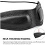 Sangle de cou en cuir véritable pour saxophone soprano ténor alto et clarinettes (noir)