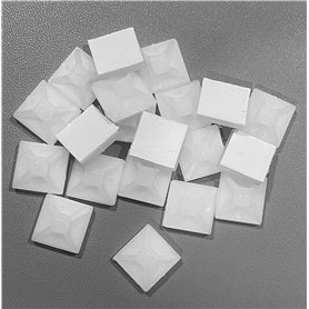 TERF® Lot de 50 attaches de câble auto-adhésives en nylon de qualité supérieure pour maison