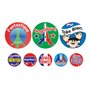 SuperStickers Lot de 1240 autocollants de louange français.
