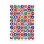 SuperStickers Lot de 1240 autocollants de louange français.