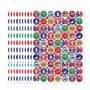 SuperStickers Lot de 1240 autocollants de louange français.