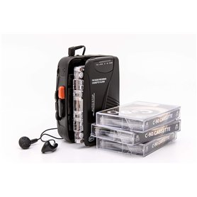 Baladeur Lecteur / enregistreur de cassettes e GPO avec haut-parleur et microphone intégrés