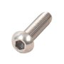4 lots de vis à tête bombée en acier inoxydable pour clé Allen 8 mm x 30 mm