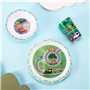 Ensemble de vaisselle 3 pièces en forme de véhicule - Assiette, bol et gobelet - Pour enfants - Sans BPA
