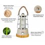 HARPER LIVING Lanterne LED rechargeable de style rétro, 6 W, 370 lumens, 5 000 mAh, à intensité variable, à changement de couleu