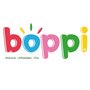 boppi Grand Cube d'activité en Bois 5 en 1 Labyrinthe à Billes à 2 Sens Huit Jouet sensoriel pour bébé avec Boulier Horloge Trie