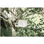 Garden mile Blanc Shabby Chic Banc De Jardin Balancement Siège Mangeoire pour Oiseaux Décoration Table Graines Écrou Suet Statio
