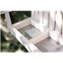 Garden mile Blanc Shabby Chic Banc De Jardin Balancement Siège Mangeoire pour Oiseaux Décoration Table Graines Écrou Suet Statio