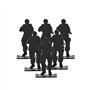 hhhunting Lot de 6 Debout 10cm métal Soldat Cible Chasse galerie, AIR Rifle Knock en Bas Cible Ensemble Super Cadeau de Noël