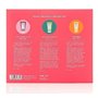 Q+A Coffret Cadeau Trio de Soins Corporels Voyage, comprenant un Gel Douche à l'Acide Hyaluronique, un Gommage Exfoliant Corps à