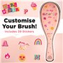 Lily England Coffret Soins Cheveux Premium - Set 6 Pièces avec Brosse Démêlante et Accessoires avec Stickers - Cadeau Parfait po