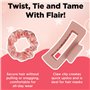 Lily England Coffret Soins Cheveux Premium - Set 6 Pièces avec Brosse Démêlante et Accessoires avec Stickers - Cadeau Parfait po
