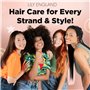 Lily England Coffret Soins Cheveux Premium - Set 6 Pièces avec Brosse Démêlante et Accessoires avec Stickers - Cadeau Parfait po