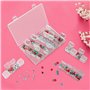 BELLE VOUS Boite de Rangement Diamond Painting en Plastique Transparent avec 28 Pots (Lot de 3) - Ensemble de Boite Rangement Pe