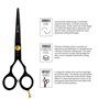 Ciseaux de coupe de cheveux professionnels - Très tranchants - 14 cm - En acier inoxydable forgé avec vis de réglage fine