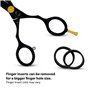 Ciseaux de coupe de cheveux professionnels - Très tranchants - 14 cm - En acier inoxydable forgé avec vis de réglage fine