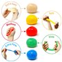 Lot de 5 pâtes thérapeutiques pour exercices de la main, 5 forces et couleurs différentes
