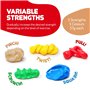 Lot de 5 pâtes thérapeutiques pour exercices de la main, 5 forces et couleurs différentes
