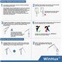 WinHux® Canne télescopique conçu pour contrôler Les lucarnes VELUX®, Les fenêtres de Toit et Stores de 1,2-2,0m ARGENTÉ
