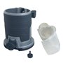 KATSU Base de Chanfreinage avec évacuation de la poussière pour Katsu Makita RT0700C Tondeuse électrique à main Bois Plastifieus