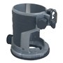 KATSU Base de Chanfreinage avec évacuation de la poussière pour Katsu Makita RT0700C Tondeuse électrique à main Bois Plastifieus