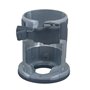 KATSU Base de Chanfreinage avec évacuation de la poussière pour Katsu Makita RT0700C Tondeuse électrique à main Bois Plastifieus