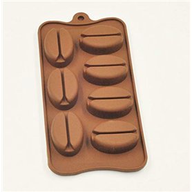 Selecto Bake 1 x grand moules en silicone en forme de grains de café pour pâtisserie