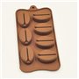 Selecto Bake 1 x grand moules en silicone en forme de grains de café pour pâtisserie
