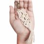 BELLE VOUS Attache Porte Clé Bohème avec Mini Macramé (Lot de 3) - 3 Modèles - Mousqueton Porte Clé Unique Tissé à la Main pour 