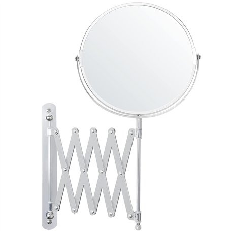 BELLE VOUS Miroir Grossissant Mural Extensible et Pivotant à 360° - Grossissement x3-22 x 21
