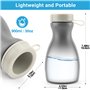 Urinoirs pour Hommes avec Couvercle Lumineux - 900mL, Urinoir pour Hommes avec Couvercle à Visser et Anti-fuite - Urinoir Portab