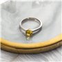 Philip Jones Bague de Naissance réglable de Novembre (Topaze) créée avec des Cristaux de Zircondia®