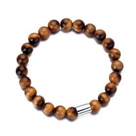 Philip Jones Bracelet Homme Oeil de Tigre
