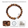 Philip Jones Bracelet Homme Oeil de Tigre